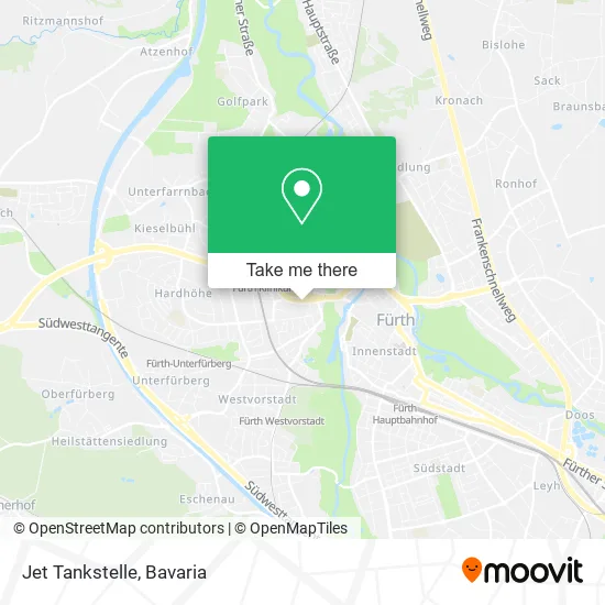 Карта Jet Tankstelle
