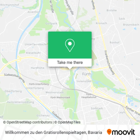 Карта Willkommen zu den Gratisrollenspieltagen