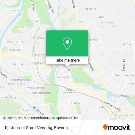 Карта Restaurant Stadt Venedig