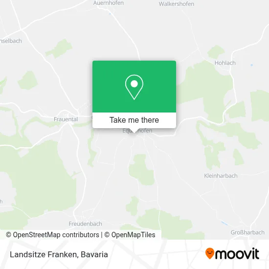 Landsitze Franken map