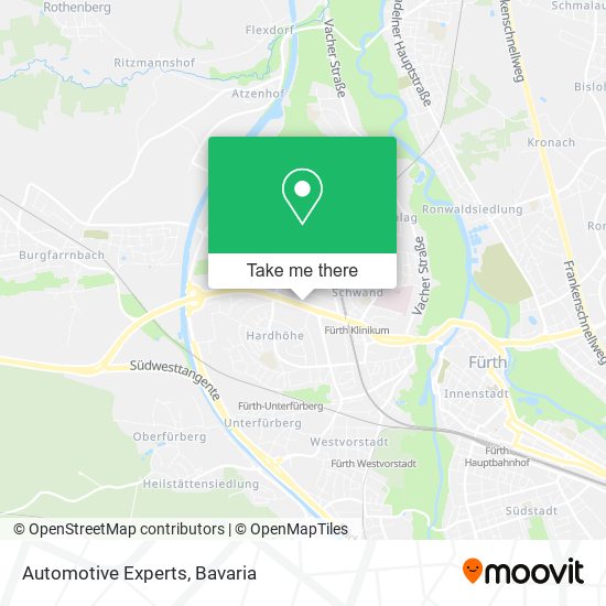 Automotive Experts map