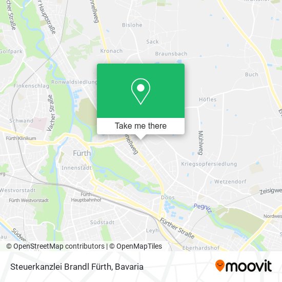 Steuerkanzlei Brandl Fürth map