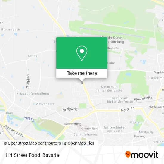 H4 Street Food map