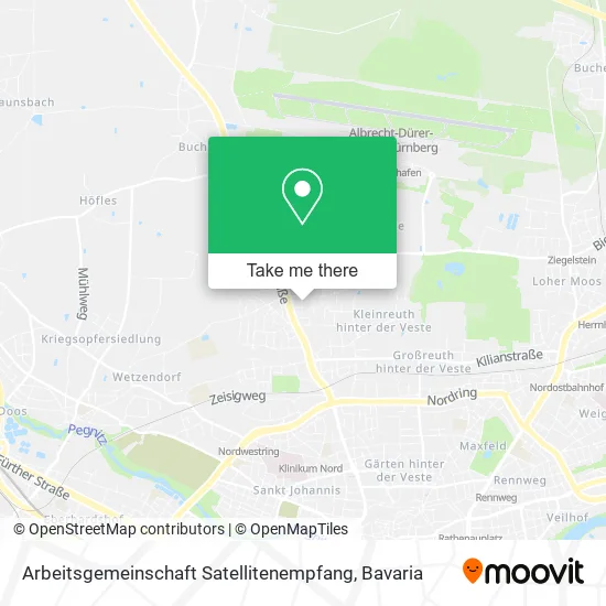 Карта Arbeitsgemeinschaft Satellitenempfang