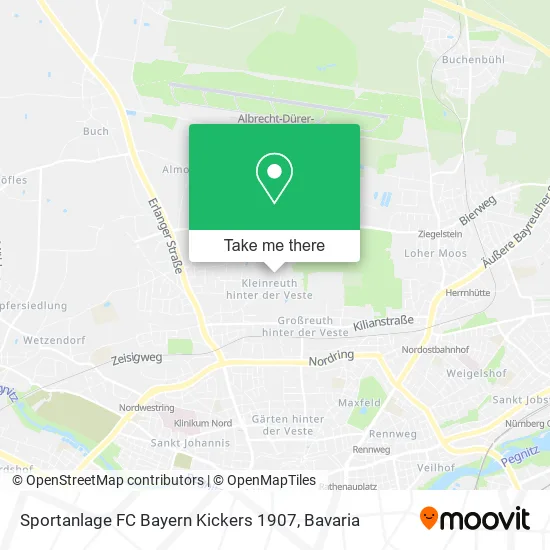 Карта Sportanlage FC Bayern Kickers 1907