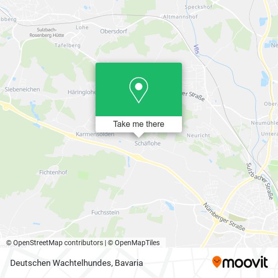 Deutschen Wachtelhundes map