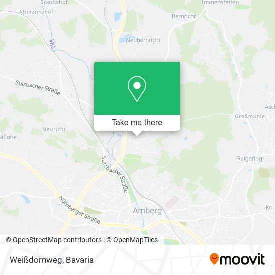 Карта Weißdornweg