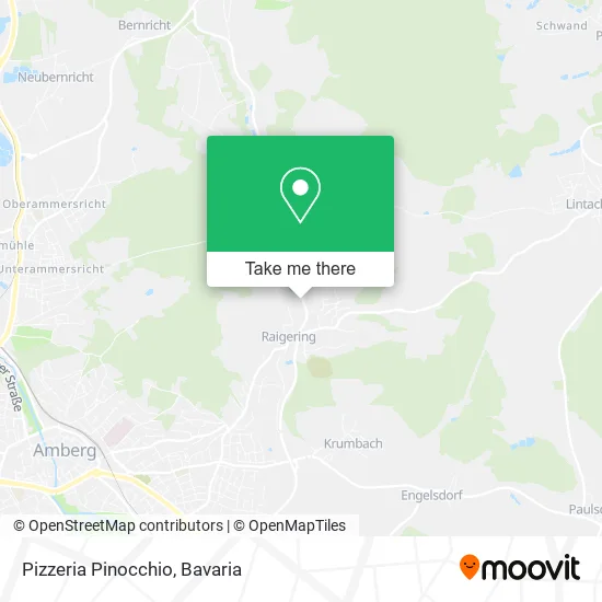 Карта Pizzeria Pinocchio