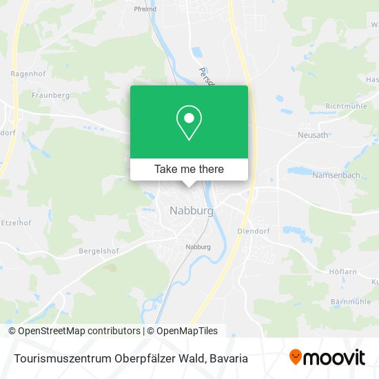 Tourismuszentrum Oberpfälzer Wald map