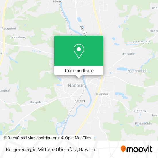 Bürgerenergie Mittlere Oberpfalz map