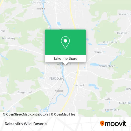 Карта Reisebüro Wild