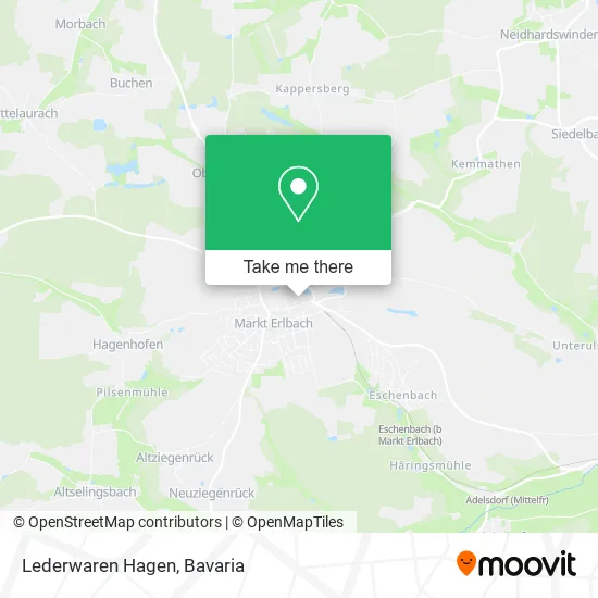 Карта Lederwaren Hagen