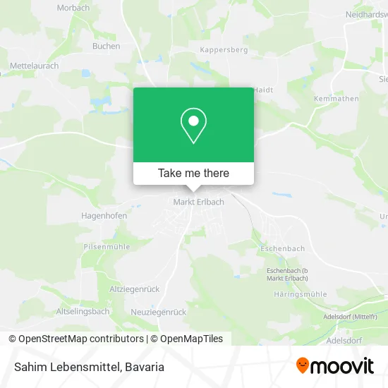 Карта Sahim Lebensmittel