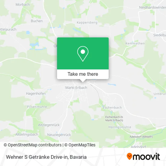 Карта Wehner S Getränke Drive-in