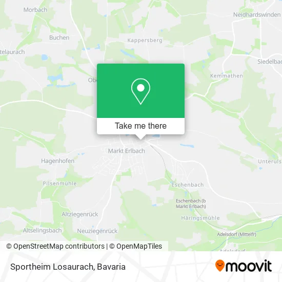 Карта Sportheim Losaurach