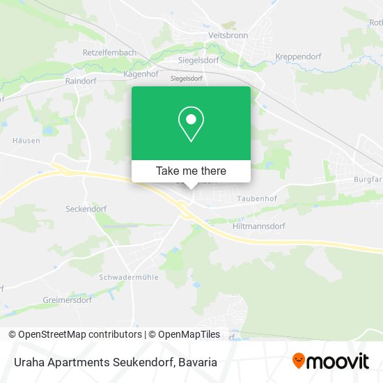 Uraha Apartments Seukendorf map