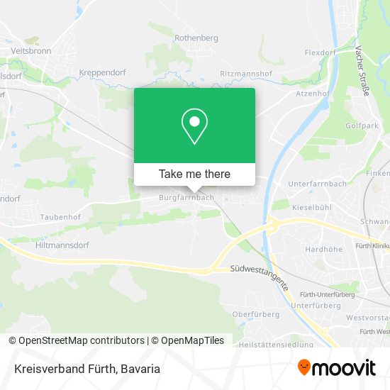 Kreisverband Fürth map