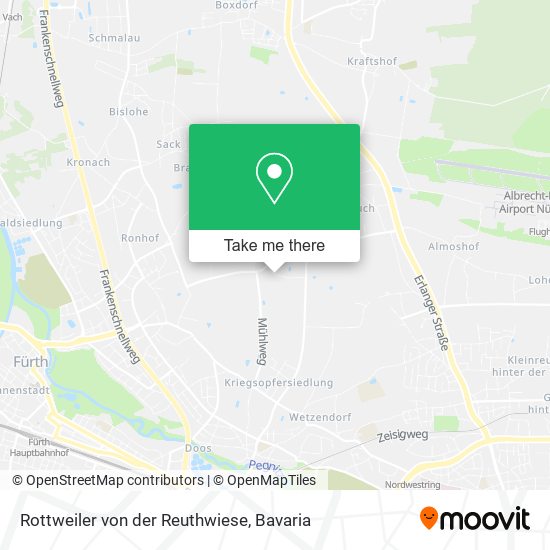 Rottweiler von der Reuthwiese map