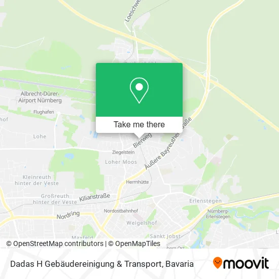 Карта Dadas H Gebäudereinigung & Transport