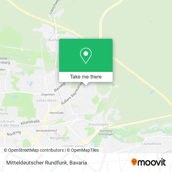 Карта Mitteldeutscher Rundfunk