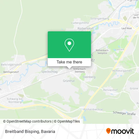 Карта Breitband Bisping