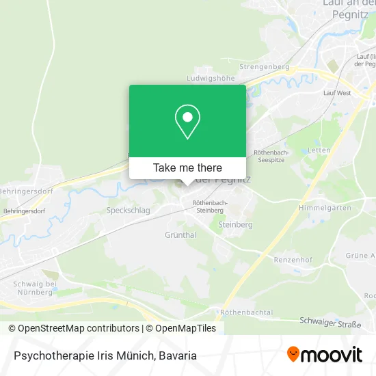 Карта Psychotherapie Iris Münich