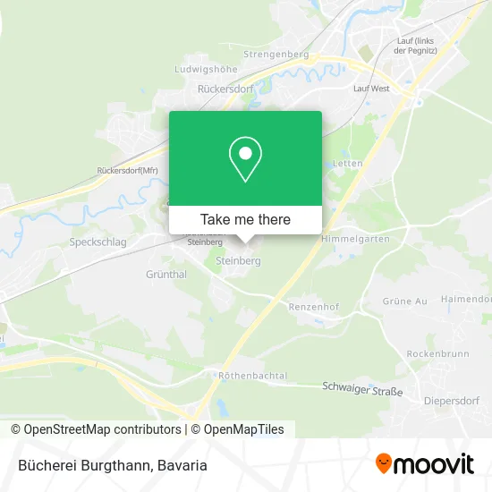Карта Bücherei Burgthann