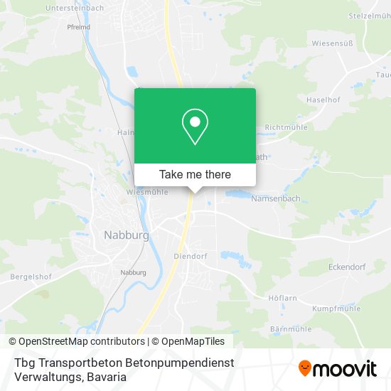Tbg Transportbeton Betonpumpendienst Verwaltungs map