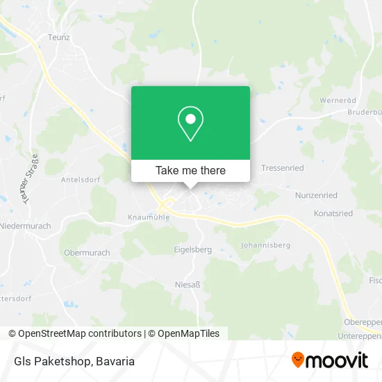 Карта Gls Paketshop