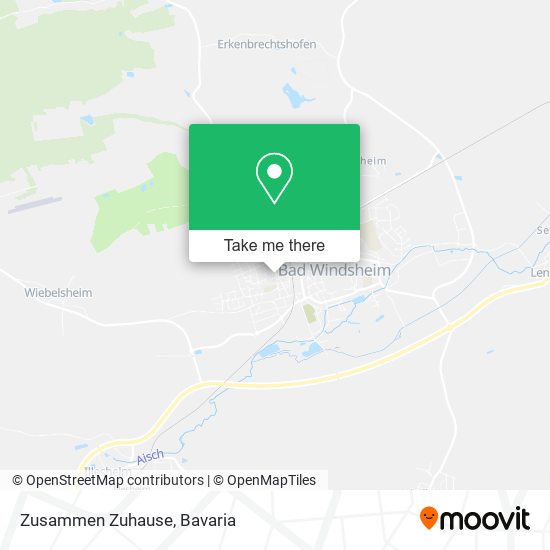 Карта Zusammen Zuhause