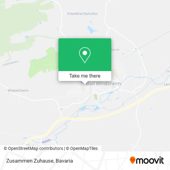 Карта Zusammen Zuhause