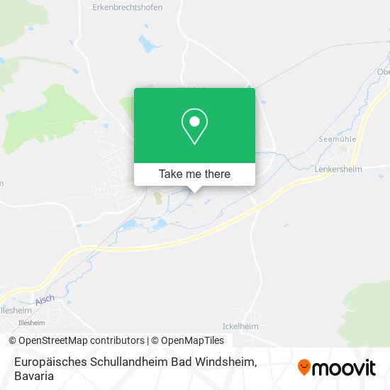 Europäisches Schullandheim Bad Windsheim map