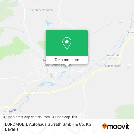 Карта EUROMOBIL Autohaus Gurrath GmbH & Co. KG