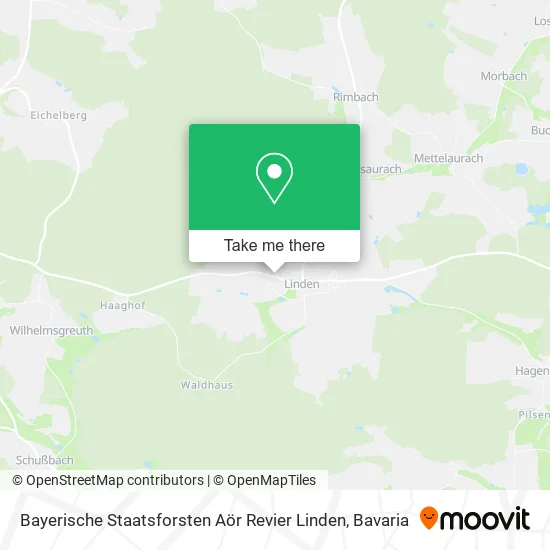 Карта Bayerische Staatsforsten Aör Revier Linden