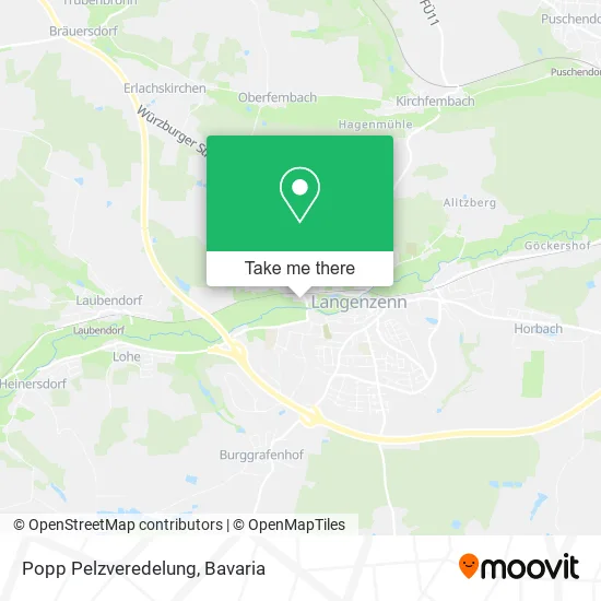 Карта Popp Pelzveredelung