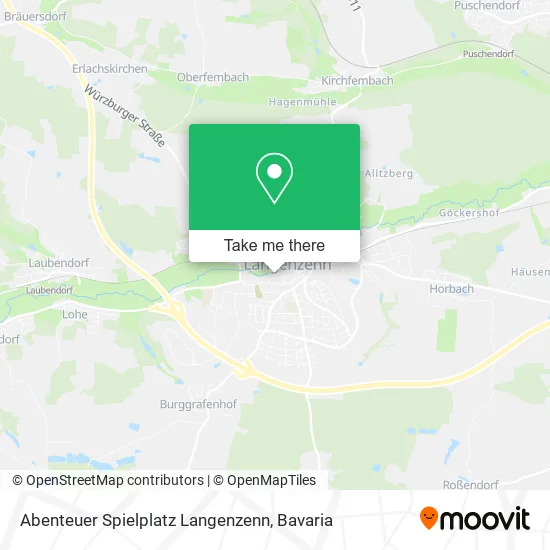 Карта Abenteuer Spielplatz Langenzenn
