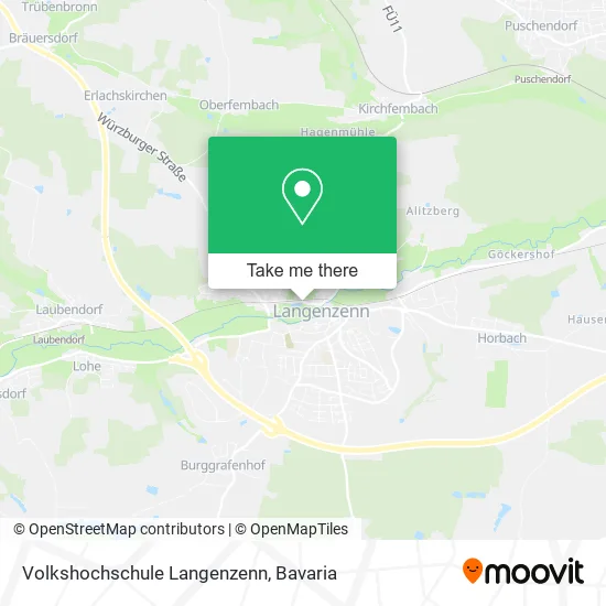 Карта Volkshochschule Langenzenn