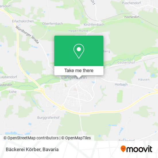 Bäckerei Körber map