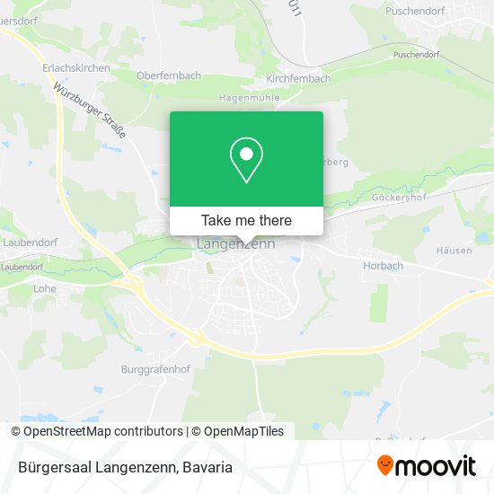 Bürgersaal Langenzenn map