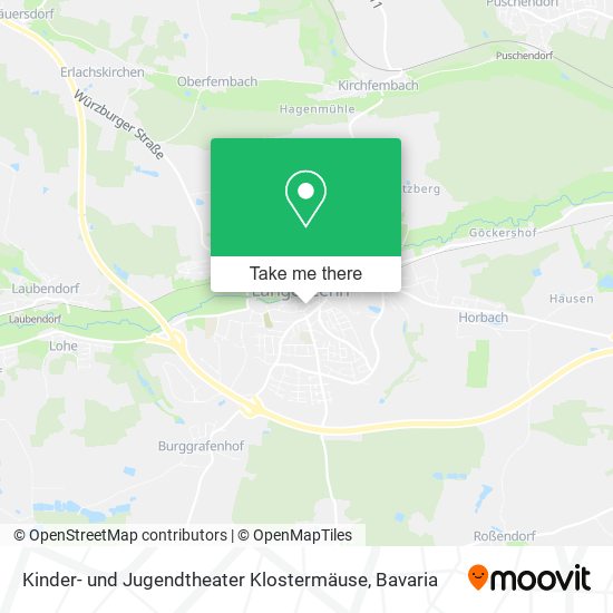 Kinder- und Jugendtheater Klostermäuse map