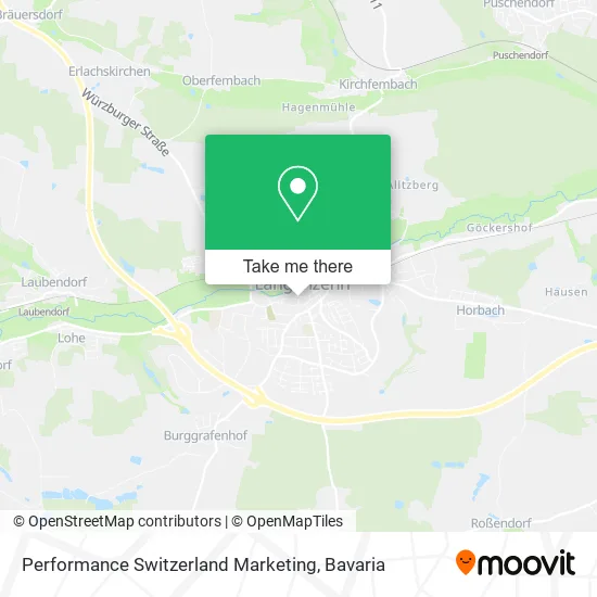 Карта Performance Switzerland Marketing
