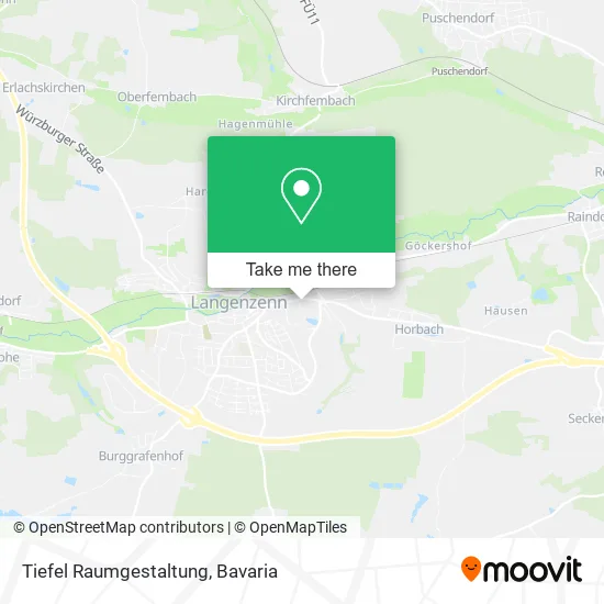 Карта Tiefel Raumgestaltung