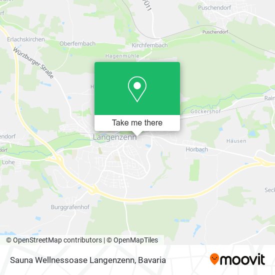Sauna Wellnessoase Langenzenn map