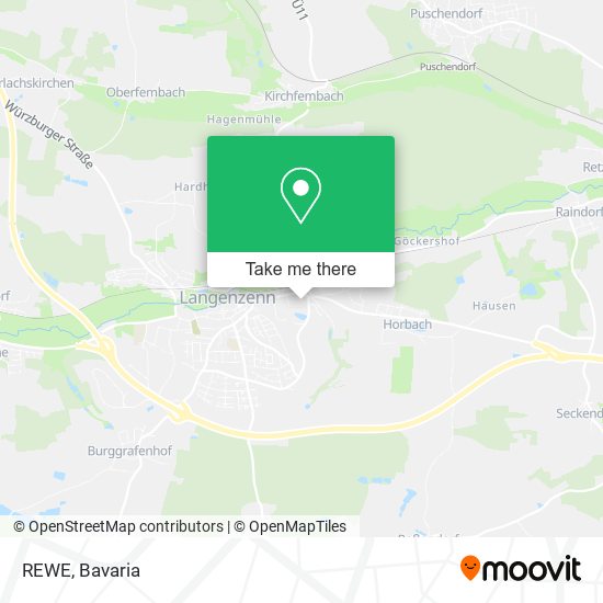 REWE map