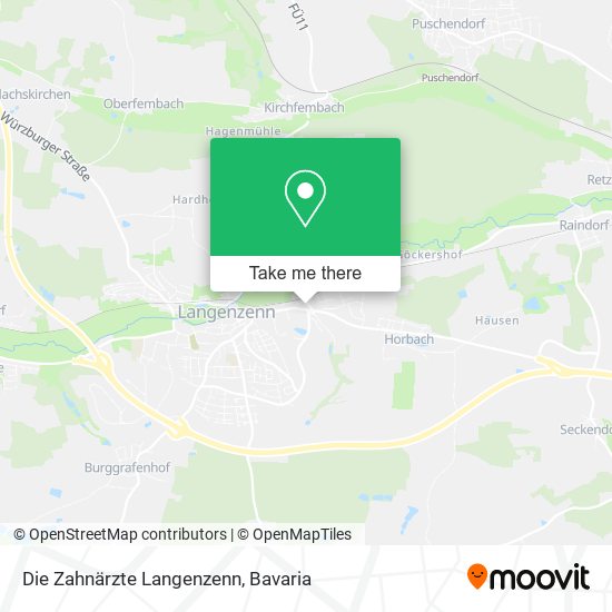 Die Zahnärzte Langenzenn map