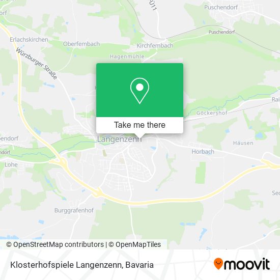 Klosterhofspiele Langenzenn map
