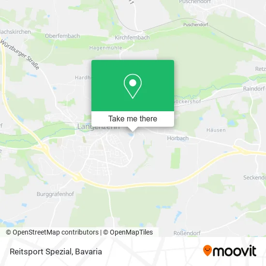 Reitsport Spezial map