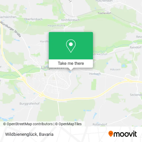 Карта Wildbienenglück