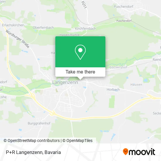 Карта P+R Langenzenn