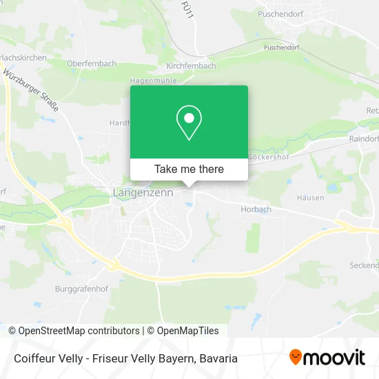 Coiffeur Velly - Friseur Velly Bayern map